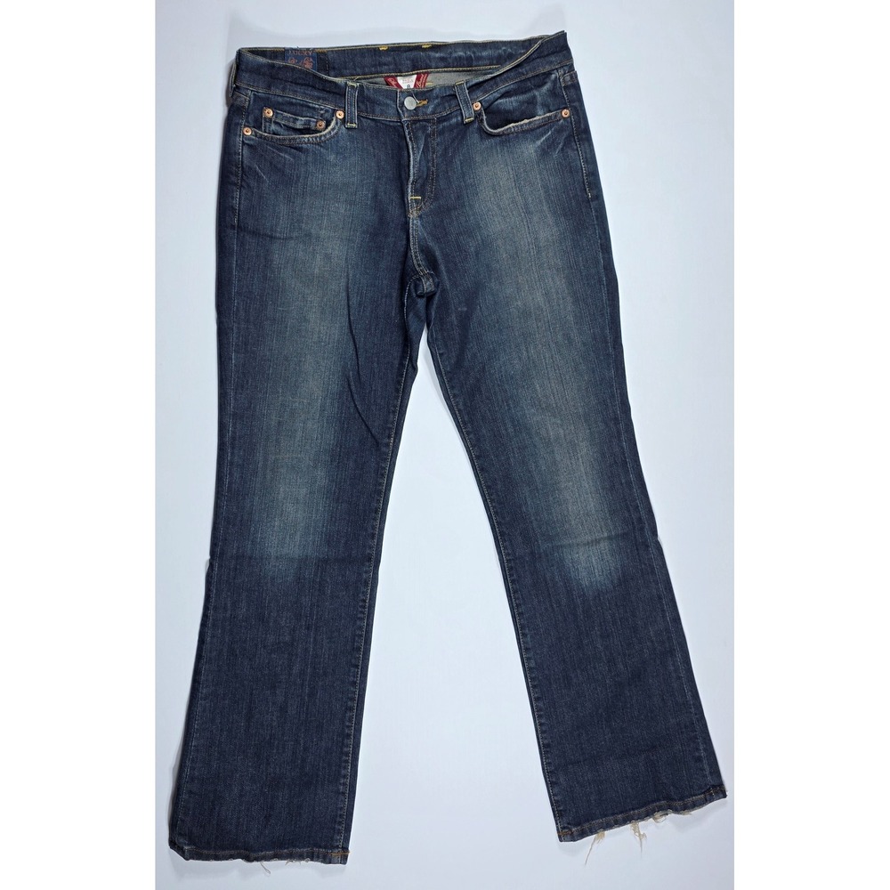Lucky Brand Montesano Bootcut Jeans Women's 8/29 Dark Wash Made in USA Short